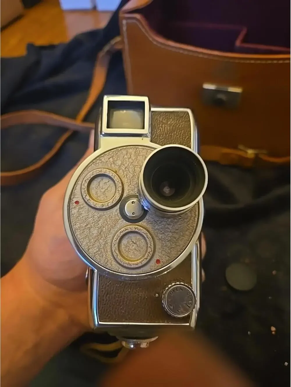 Vintage Revere 8 Model 44 8mm Movie Camera With Case